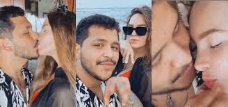 El gordo y la flaca. Asi Disfrutaron Belinda Y Christian Nodal De Su Escapada A La Playa