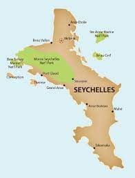 Island sovereign state off the eastern coast of africa. Seychelles Map Seychellen