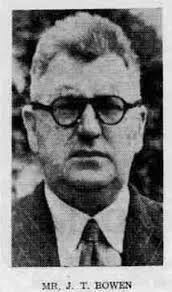 Aberdare Boys County Grammar School: J.T. Bowen installed as Golf Club  President, 1950