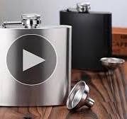 Amazon.com | 12 Pcs Stainless Steel Hip Flask for Liquor ...