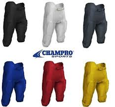 Champro Integrated Mens Football Pants Game Pants W Pads S
