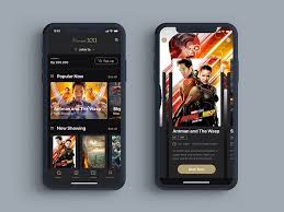 Redesign Cinema Xxi Application App Interface Design Music App Design Mobile Web Design
