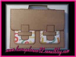 Tuto Carte Cartable Le Scrap De Coco82 Cartable Carte Carte Scrapbooking