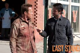 Aftermath, we know one of the most important aspects of any zombie the other is mood lighting. Arnold Schwarzenegger In The Last Stand Image