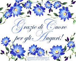 Cdb Cartoline Per Tutti I Gusti Cartolina Grazie Di Cuore Per Gli Auguri Con Grazie Per Gli Auguri Di Compleanno Ringraziamenti Di Compleanno Buon Compleanno