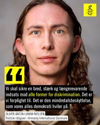 Vi skal bekæmpe al diskrimination ✊ Derfor kan regeringens nye  handlingsplan mod antisemitisme ikke stå alene. Vi skal sikre en bred,  stærk og længerevarende indsats mod alle former for diskrimination. Det er