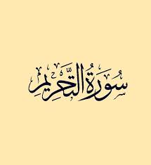 سورة التحريم قراءة ماهر المعيقلي Arabic Calligraphy Calligraphy Music