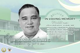 𝑰𝒏 𝑳𝒐𝒗𝒊𝒏𝒈 𝑴𝒆𝒎𝒐𝒓𝒚 𝒐𝒇 𝑫𝒓. 𝑫𝒂𝒏𝒏𝒚 𝑺. 𝑯𝒊𝒍𝒂𝒓𝒊𝒐  𝑭𝒐𝒓𝒎𝒆𝒓 𝑪𝒐𝒍𝒍𝒆𝒈𝒆 𝑨𝒅𝒎𝒊𝒏𝒊𝒔𝒕𝒓𝒂𝒕𝒐𝒓, 𝑩𝒖𝒍𝒂𝒄𝒂𝒏  𝑷𝒐𝒍𝒚𝒕𝒆𝒄𝒉𝒏𝒊𝒄 𝑪𝒐𝒍𝒍𝒆𝒈𝒆 (2001–2002) The Bulacan Polytechnic  College community is deeply ...