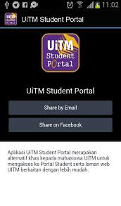 Uitm berada sebaris dan duduk sama tinggi dengan universiti awam yang tersohor dan terulung di malaysia. Uitm Student Portal For Android Apk Download