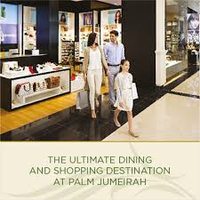 Dubai şehrinin misafirleri palm jumeirah golden mile dairesinde konaklayabilirler. Shopping And Dining In Palm Jumeirah Golden Mile Galleria