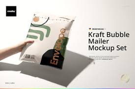 Download Kraft Bubble Mailer Mockup Set Mailer Design Packaging Mockup Mockup