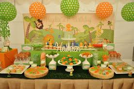 Maybe you would like to learn more about one of these? My Orange And Green Jungle Animal Themed Dessert Table I Designed And Set Up For Hayden S Jungle Theme Birthday Party Safari Theme Party Safari Birthday Party