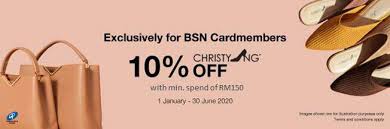 Maybe you would like to learn more about one of these? Promo Expired 10 Off At Christy Ng With Bsn Cards
