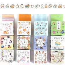 Riko is cute, isn't she? Ekoi Cute Washi Tape Set 15mm Kawaii Japanese Korean Animal Dog Cat Cartoon Theme Design Masking Duct Tape Sticker Buy Online In Japan At Desertcart Jp Productid 191738972