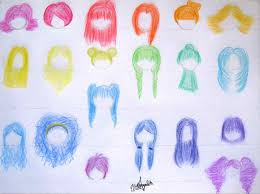 I really like the color and even the length / shape.♡ is creative inspiration for us. Colored Hairstyles By Errisirre On Deviantart