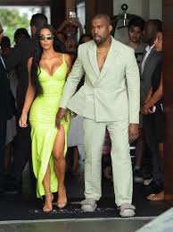 Kim Kardashian and Kanye West light up 2 Chainz's wedding with neon
