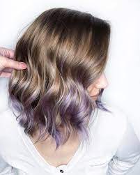 Subtle Sweet Lilac Peeks Pravanavivids B Purple Hair Tips Peekaboo Hair Lavender Hair Ombre