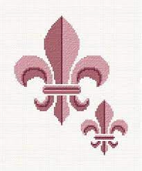 Fleur de lis cross stitch chart. Fleur De Lis Cross Stitch Pattern By Crosstitch Com Crosstitch Com