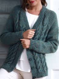 Inspired by a vintage 1920s pattern, zora is a smart cardigan that features an open shawl collar and the long lines typical of the jazz age. King Cole Chunky Tweed Women S Cardigan Knitting Pattern 5012 At John Lewis Partners