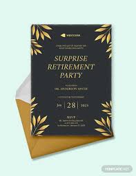 Jan 01, 2020 · a retirement letter is a formal and legal document that is used by the employee when retiring from the job position. 30 Retirement Invitation Templates Psd Ai Word Free Premium Templates