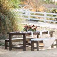Rentals Rustic Events Rustic Wooden Bench Rustic Wedding Seating Farmhouse Picnic Table