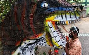 Batu yang bagus digunakan untuk membuat patung banyak terdapat di eropa, mesir, yunani, dan india. Pelajar Di Malang Manfaatkan Barang Bekas Untuk Membuat Patung Bisnis Com