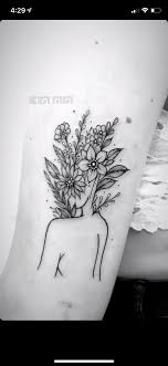 Flower Head Tattoo Girl Insta Terryemi Tattoos Head Tattoos Flower Tattoos