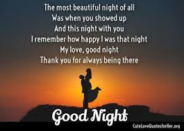 Romantic Good Night Poems Good Night Poems Love Poem For Her Romantic Good Night