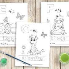 Abc coloring book photographs abc coloring pages for baby shower. Baby S First Alphabet Book Baby Shower Abc Book Printable Baby Shower Coloring Pages Drawing Baby Shower Activity Storybook Baby Shower In 2021 Baby Shower Book Baby Shower Crafts Baby Shower Kids Activities
