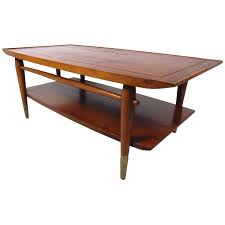 Mid Century Modern Two Tier Lane Coffee Table For Sale At 1stdibs