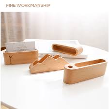 Get it as soon as mon, mar 8. á¦ Wooden Business Card Holder Wooden Card Organizer Office Card Case For Business Name Card Display Stand Desktop Countertop Name Card Shopee Thailand