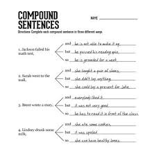 Compound Sentences 2 Teaching Writing Compound Sentences Writing Conventions
