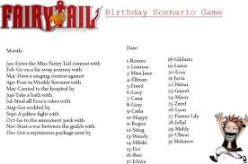 Enter The Miss Fairytail Contest With Cana Birthday Scenario Game Birthday Scenario Birthday Scenario Game Fairy Tail Fairy tail game is one of my favorite anime game experiences ever! birthday scenario game