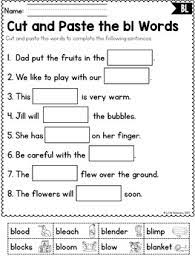 First grade beginning blends 1 (gr, fl, cl, cr, tr, fr, st, sl) look at the pictures carefully. Free Blends Worksheets Bl Blend Words By Little Achievers Tpt
