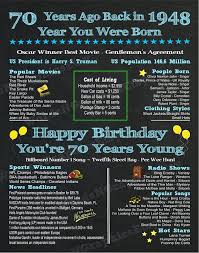 70th birthday gift ideas for dad from daughter fathers always pamper their daughters. 70th Birthday Gift For Dad Grandpa Chalkboard Poster File Born 70th Birthday 70th Birthday Gifts Chalkboard Poster Birthday