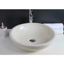 Vasque A Poser En Terrazzo 40cm Pierre Creme Gela Vasque Vasque A Poser Lavabo Suspendu