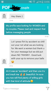 You're my favorite hello and my hardest goodbye. Couples Won T Stop Messaging Me On Pof To The Point I Had To Put No Couples In My Bio Still Getting Them Rude With A Splash Of Transphobia Trolls Why Do I
