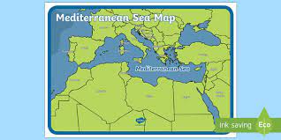 Learn how to create your own. The Mediterranean Sea Map