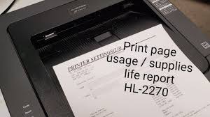 * only registered users can upload a report. How To Print Test And Page Count Report On Brother Hl 2270dw Hl 2230 Hl 2240 Youtube