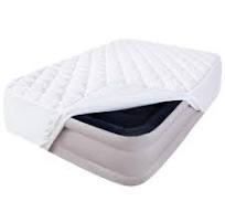 Full Size Air Mattress Pad Cover, Quilted Mattress Protector, Super Soft Breathable and Noiseless Down Alternative Filling Pillow Top Mattress Pad ...