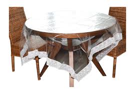 $9.99 and under (1) 36 inch table cover (4) 56 inch fitted table cover (11) 56 inch outdoor table cover (6) 60 inch tablecloth (9) 70 inch outdoor table cover (2) more. Home X Clear Plastic Tablecloth 54 Inch X 72 Inch Table Cover With Decorative Border Buy Online In Bahamas At Bahamas Desertcart Com Productid 58824362