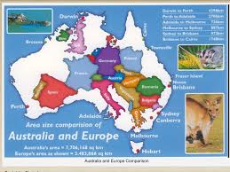 Europe In Australia Australia Australia Map Australian Maps