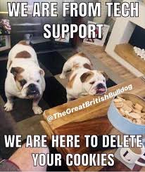 Dog Tech Support Funny Dog Memes Bulldog Funny Cute Funny Animals