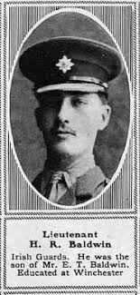 Lieutenant Hugh Reginald Baldwin (1898-1918)