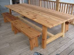 Large Outdoor Dining Table Cedar Outdoor Dining Table Patio Table Outdoor Dining Furniture