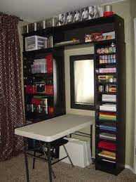 A finished or unfinished basement is a great space for an art studio. Delightful Craft Room Ideas Small Storage And Diy Craft Room Craft Room Storage Craft Room Office Sewing Room Organization