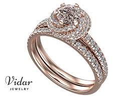Pink and black wedding rings are the collaborated version of pink sapphire wedding with the black titanium metal. Vidar Jewelry Unique Custom Engagement And Wedding Rings Very Light Pink Diamond Wedding Ring Set Vidar Jewelry Unique Custom Engagement And Wedding Rings