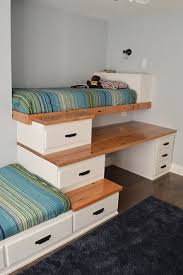 20 loft beds with desks to save kid's room space fri, sep 21, 2012 | beds | by julia many people have limited spaces in their homes, and as their children get older they have trouble finding enough space to accommodate all the needs of their kids, who need a place to sleep as well as some room to play and study. How To Make A Built In Bed With Storage Small Room Bedroom Built In Bed Room Ideas Bedroom