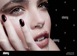 Bronze eye shadow hi-res stock photography and images