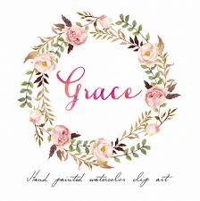 Aquarelle Couronne Florale Grace Petit Ensemble Fichiers Png Individuels Peint A La Main Couronne De Noel Dessin Couronne Dessin Et Art Floral